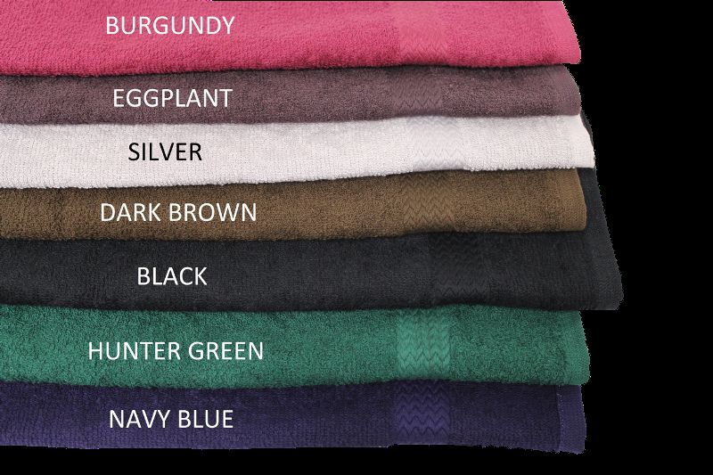 24 Units of Prism Bleach Safe Salon Towels Vat Dyed In Size 16x29 In Burgandy Bath Towels at