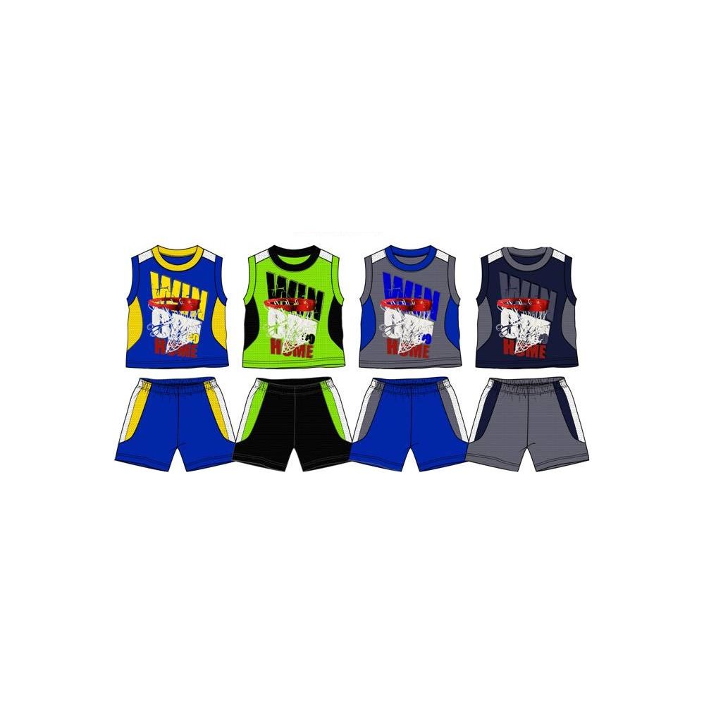 48 Units of Spring Boys Close Mesh Short Sets Size 47 Boys Shorts