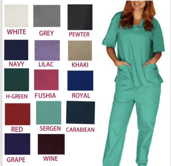 36 Units of Unisex Scrub Pants Assorted Colors And Sizes Nursing