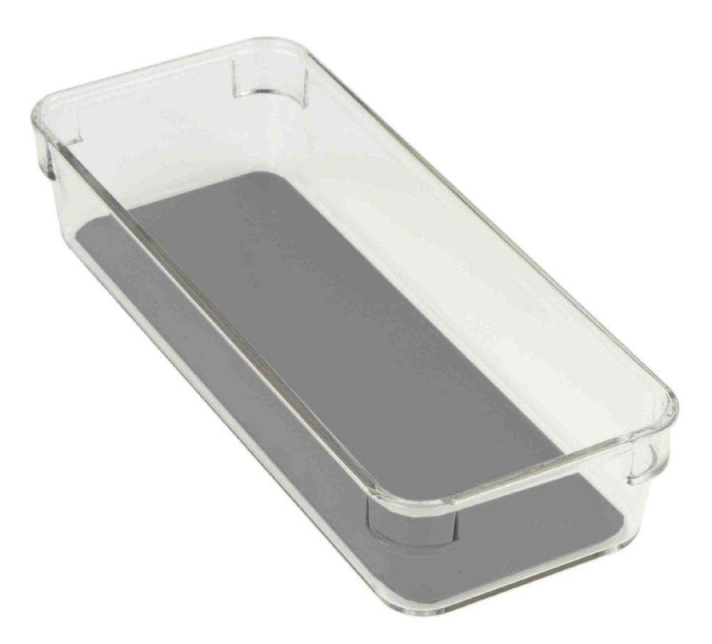 24 Units of Home Basics 3" X 9" X 2" Plastic Drawer Organizer With