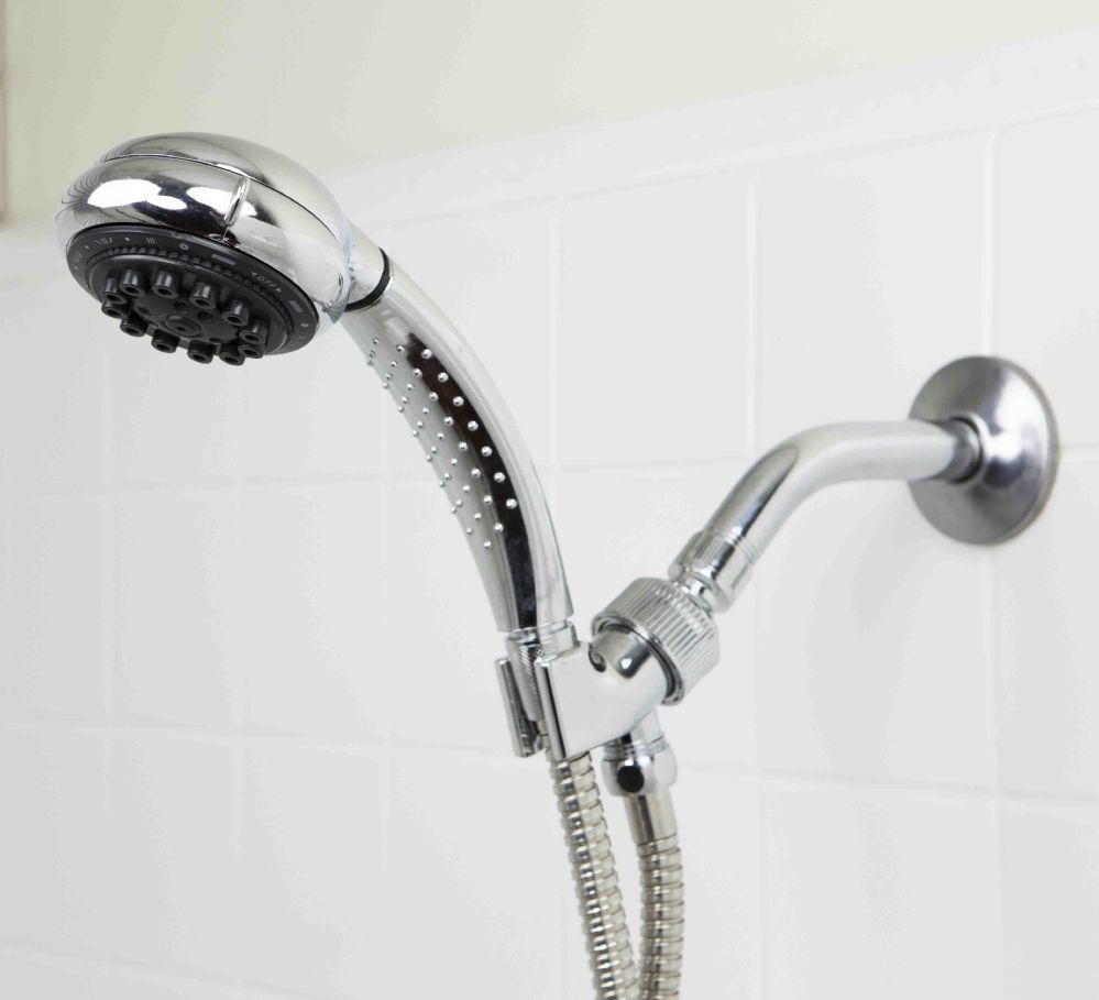 12 Units of Sunbeam 8 Function Chrome Plated Steel Shower Head Massager