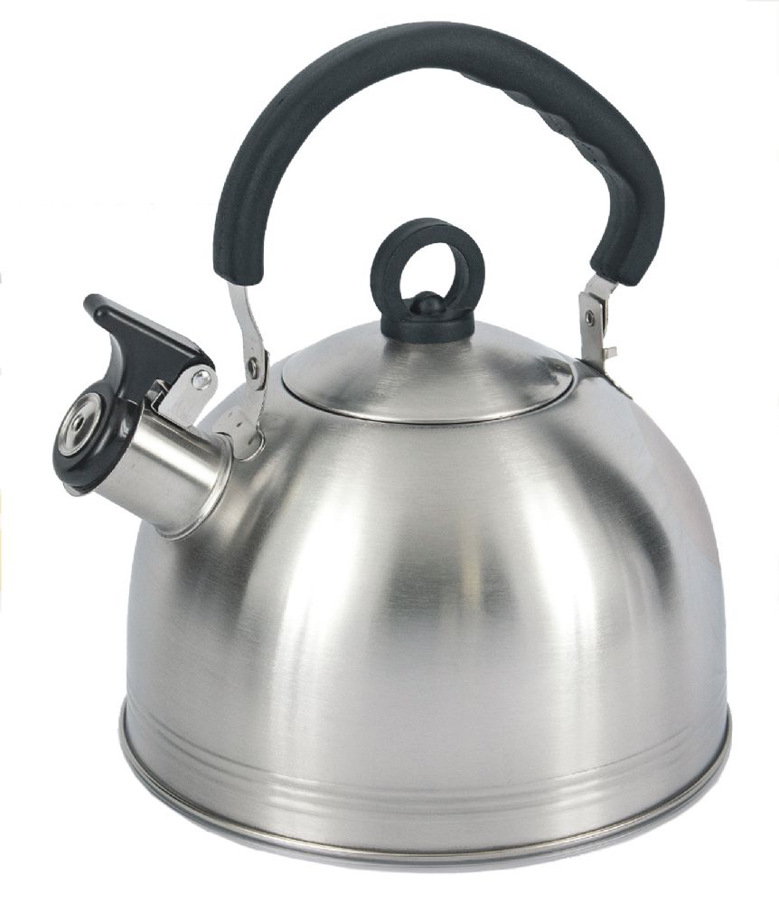 12 Units of Home Basics 2.2 Liter Brushed Stainless Steel Tea Kettle