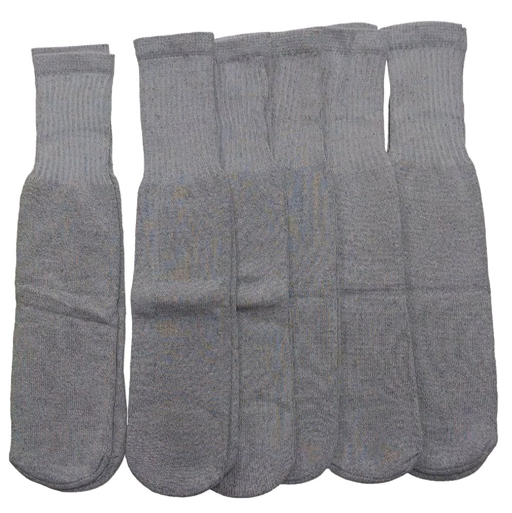 180 Units of Women Solid Grey Tube Sock Size 911 Women's Tube Sock