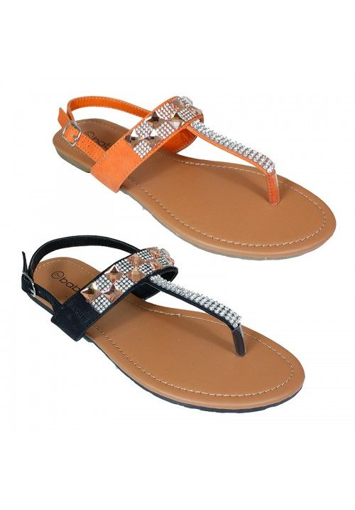 18 Units of Womens Fashion Flip Flops In Orange - at - alltimetrading.com