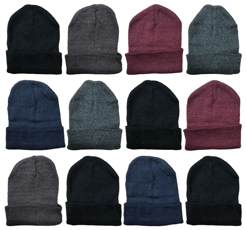 240 Units of Yacht & Smith Assorted Unisex Winter Warm Beanie Hats