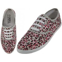 printed canvas sneakers