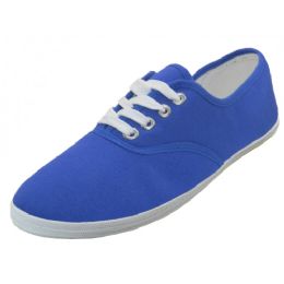 royal blue and black sneakers