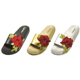 flip flops with big flowers on top