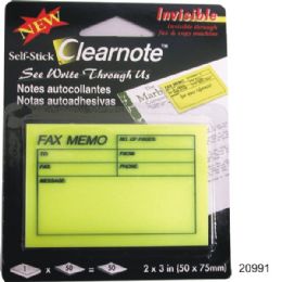 clear note pads