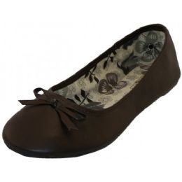 womens brown dress flats