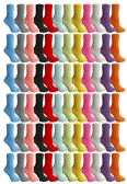 60 Units of Yacht & Smith Women's Solid Colored Fuzzy Socks Assorted Colors, Size 9-11 - Womens Fuzzy Socks