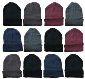 36 Units of Yacht & Smith Assorted Unisex Winter Warm Beanie Hats, Cold Resistant Winter Hat - Winter Beanie Hats