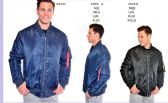 12 Units of MEN'S FASHION FLIGHT JACKET IN BLACK - Mens Jackets
